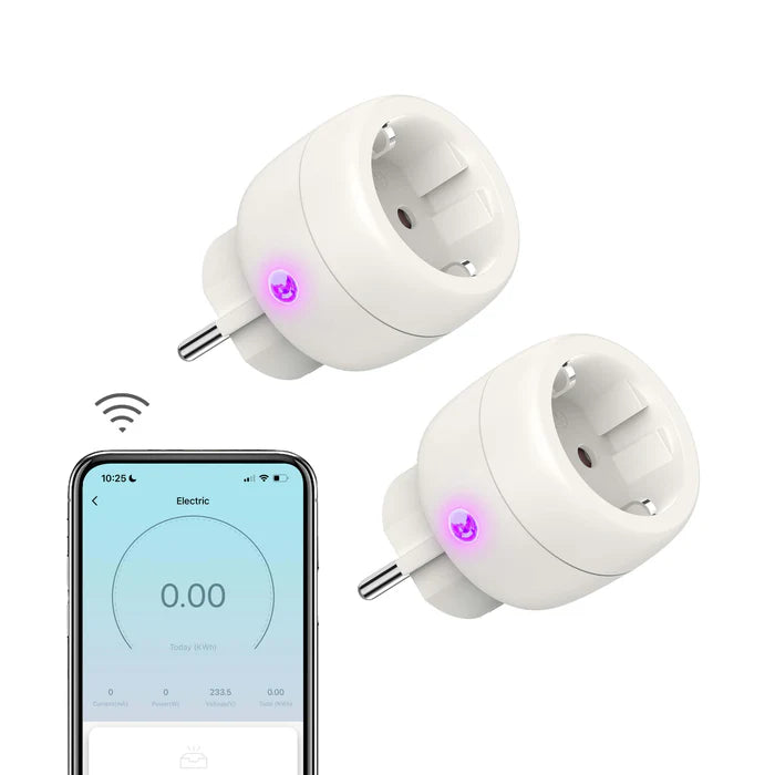 UCOMEN WI-FI SMART SOCKET, POWER MEASUREMENT, TIMER, VOICE AND REMOTE CONTROL, 16A WIFI PLUG COMPATIBLE WITH ALEXA AND GOOGLE HOME, SMART LIFE APP, 2.4GHZ, 1/2/4 PACK