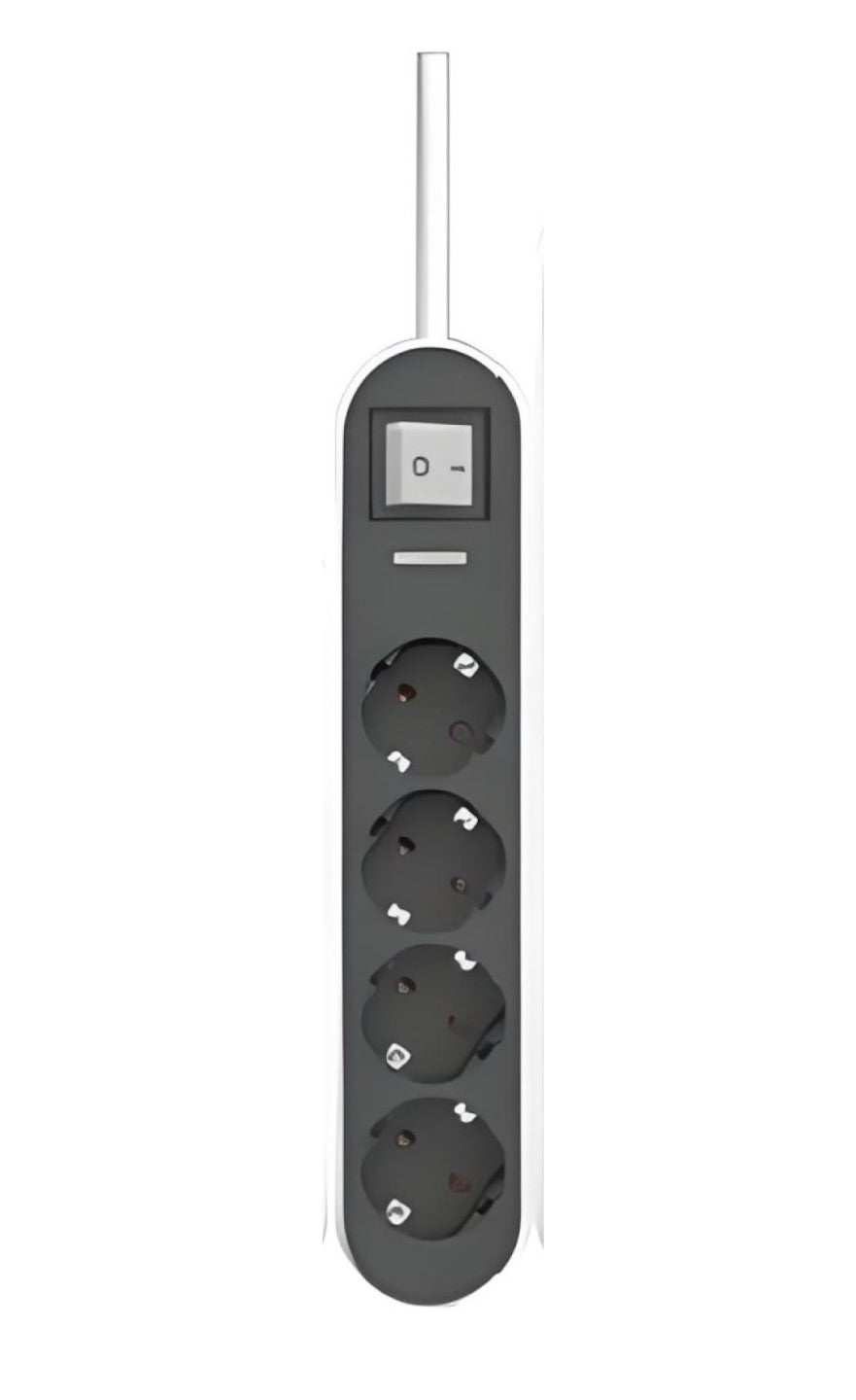 UCOMEN 4-6OUTLET POWER STRIP, WITH SWITCH , WITH SURGE PROTECTION,1.8M CABLE, 16A, 3680W