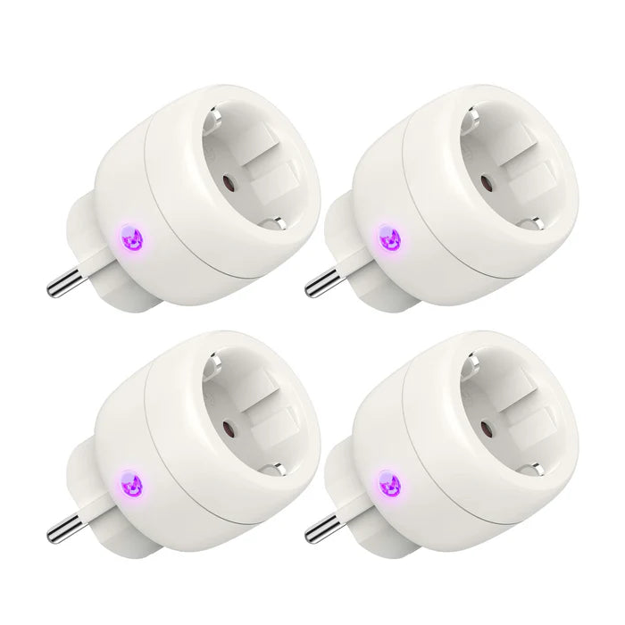 UCOMEN WI-FI SMART SOCKET, POWER MEASUREMENT, TIMER, VOICE AND REMOTE CONTROL, 16A WIFI PLUG COMPATIBLE WITH ALEXA AND GOOGLE HOME, SMART LIFE APP, 2.4GHZ, 1/2/4 PACK
