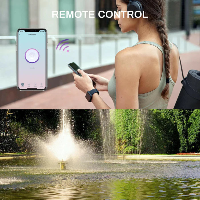 UCOMEN WI-FI OUTDOOR SOCKET, IP44 WATERPROOF, POWER MONITORING, SMART LIFE APP, 16A 3680W, 2.4GHZ, FOR OUTDOOR LIGHTING, GARDEN TOOLS, CHRISTMAS DECORATIONS, 1/2/4 PACK